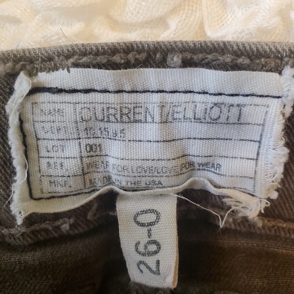 CurrentElliot Kardasian Olive Denim Cargo Pants - Picture 6 of 8